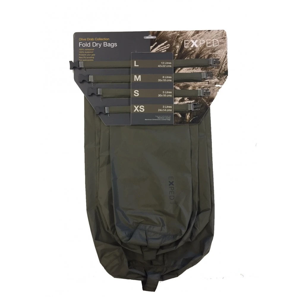 Exped Fold Drybag XS-L 4pk 3 Exped Fold Drybag XS-L 4pk